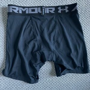 Under Armour Mid Compression Shorts in Black